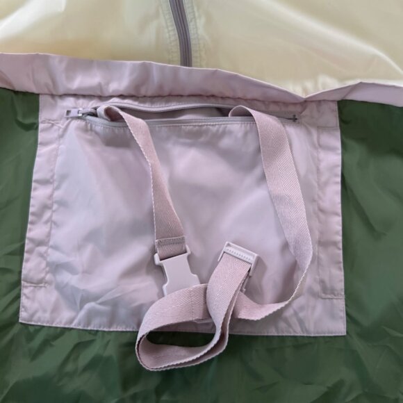 Madewell (Re)sourced Raincheck Packable Popover Rain Jacket Size Large - Picture 7 of 9